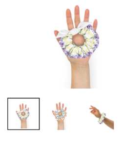 "Bliss" Matching Scrunchie - Bundle of Joy Floral Theme